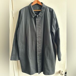 OAK + FORT Charcoal Trench Coat